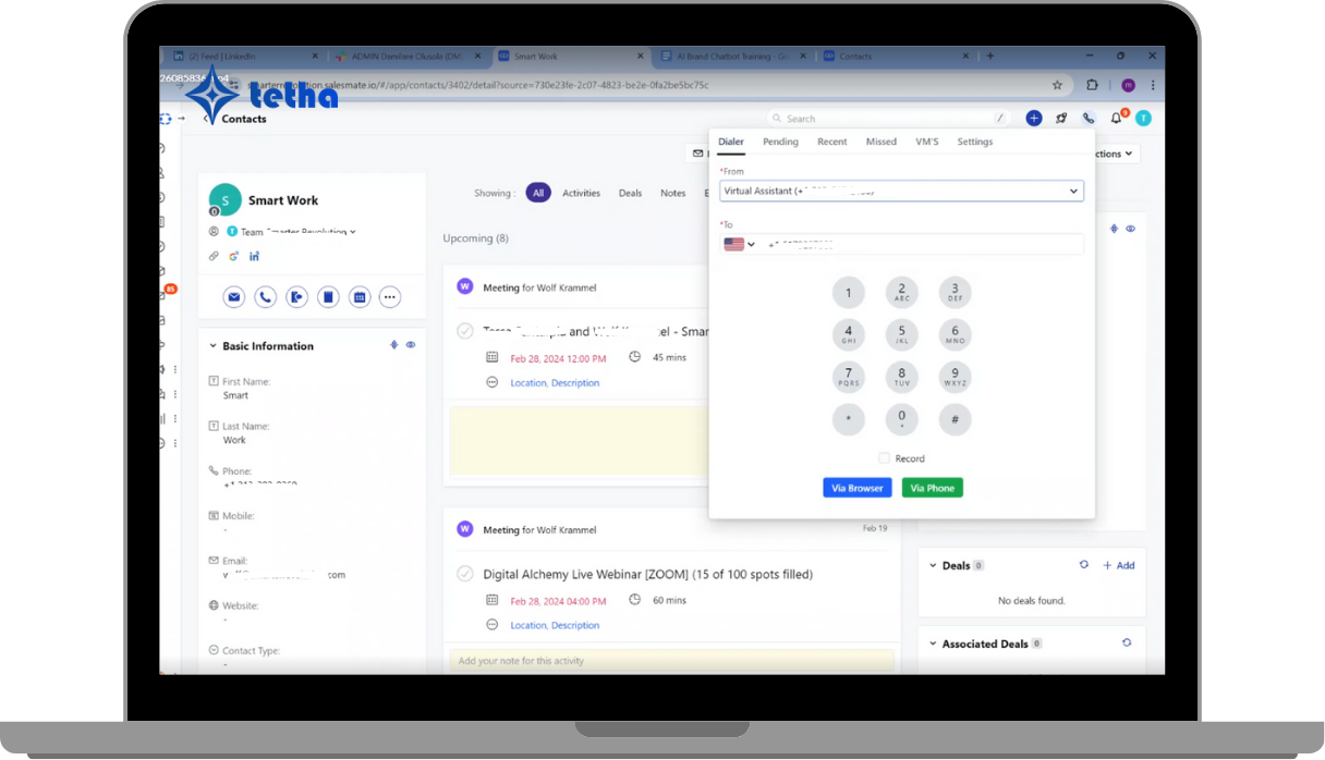 Tetha CRM Solution
