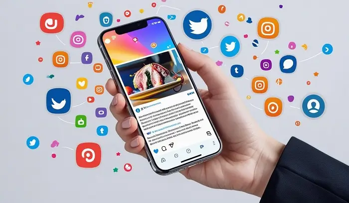 Social media content writing by Tetha